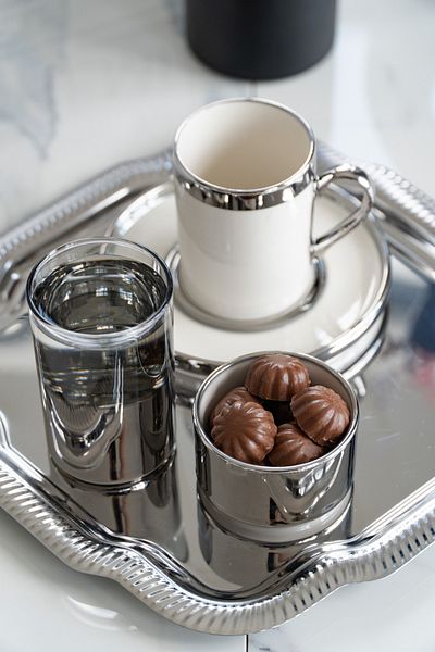 Heda Porselen Gözde 5 Piece Coffee Presentation Set