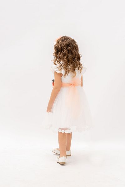 Eray Kids Girl's Princess Evening Dress Belted Lace Birthday Dress 3-6 Years Old