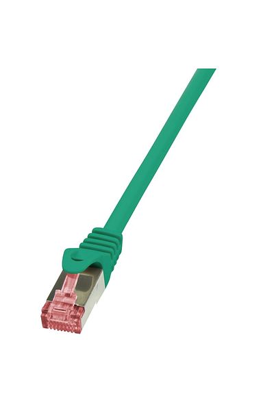 LogiLink Cablu S/FTP Cat6, LSZH, cupru, 7.5 m, verde, AWG27, dublu ecranat