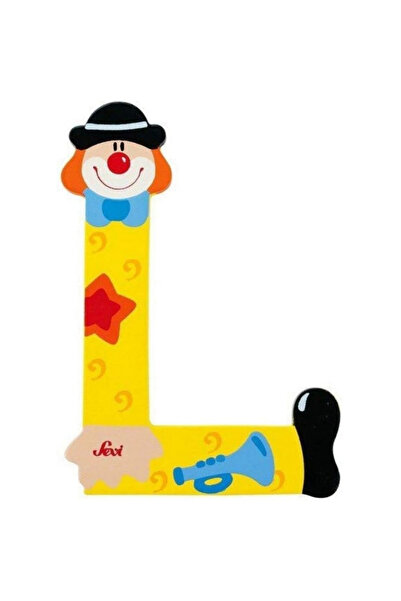 NW NessiWorld نيسي وورلد المهرج الخشبي الحرف L