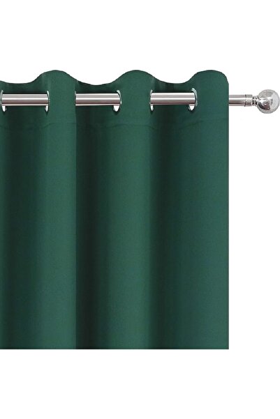 Metropolitan Concept Set of 2 blackout curtains, worked on staple rings