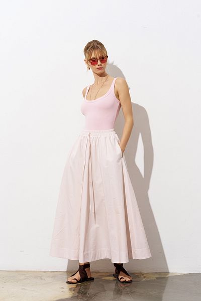 Merve DAĞLI Puffy Poplin Skirt