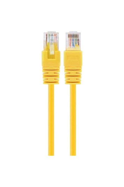 Spacer Cablu UTP Cat5e, cupru-aluminiu, 0,25 m, galben, AWG26