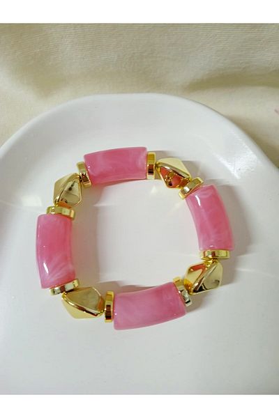 mos&more Pink Gold Flexible Bracelet