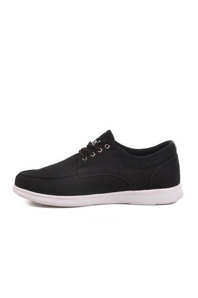 WALKWAY 023 m Black-White Men's Casual Shoes