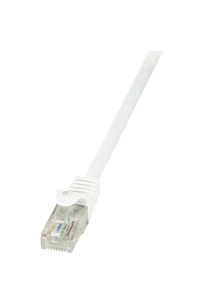 LogiLink Cablu UTP Cat6, cupru-aluminiu, 10 m, alb, AWG24