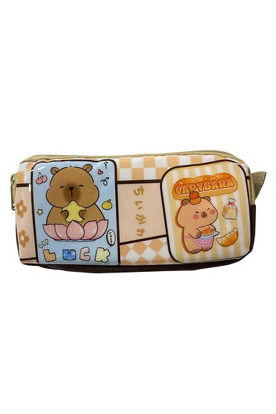 tüftürük Micro Mb-6478 Capybara Double Eyed Pencil Bag