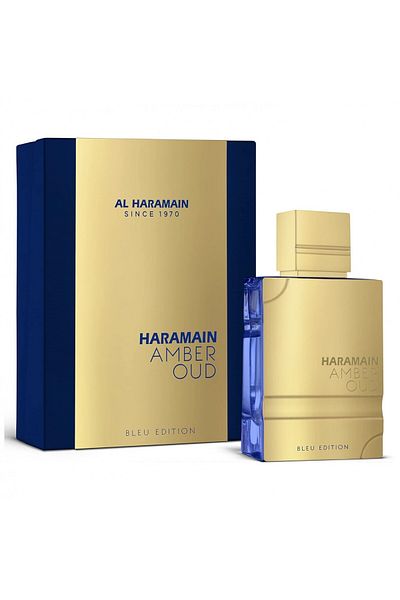 Al Haramain Apa de parfum Amber Oud Bleu Edition, unisex, 60 ml