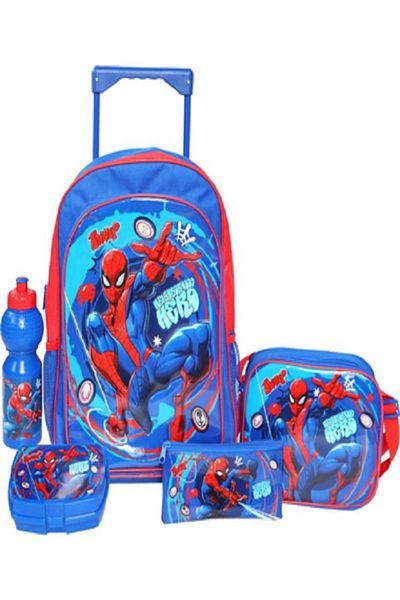 Marvel Spider-Man 5-in-1 Value Set Trolley Bag with Accessory