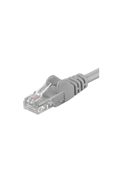 PremiumCord Cablu de conectare UTP RJ45-RJ45 Cat.5e 1.5m Gri