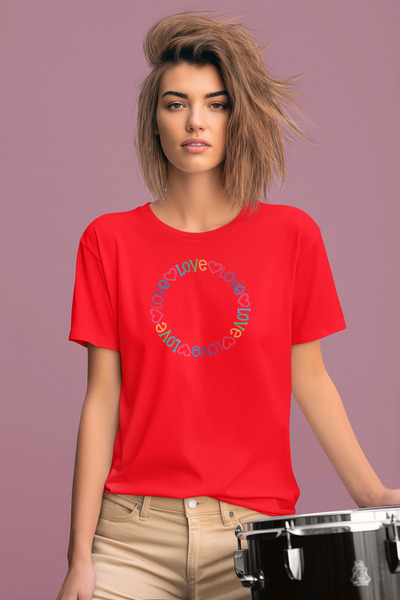 MAGORS STIL-X "I LOVE YOU" ΠΡΕΠΤΟΜΕΝΟ ΠΟΔΗΛΑΤΟ ΓΥΝΑΙΚΕΙΟ ΜΠΛΟΥΖΑ 100% ΒΑΜΒΑΚΙ...