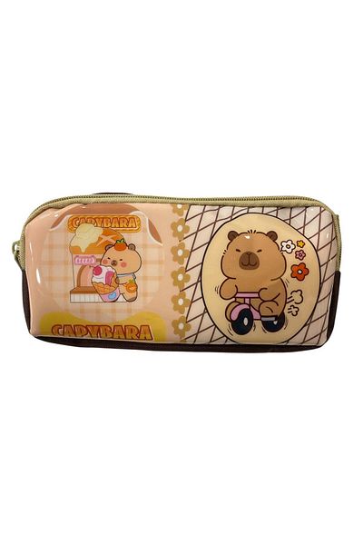 tüftürük Micro Mb-6478 Capybara Double Eyed Pencil Bag