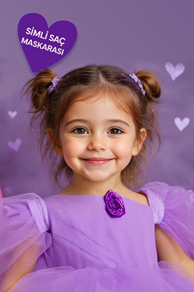 WeMara LITTLE PRINCESS SIMLI SAC MASKARASI MOR 6 ML