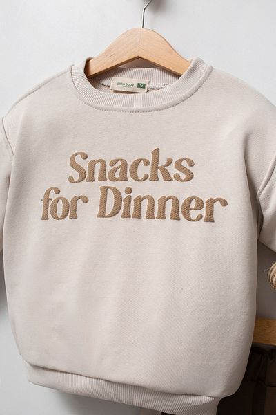 Jikko Baby Sweatshirt and Trousers Double Children's Combination 9078
