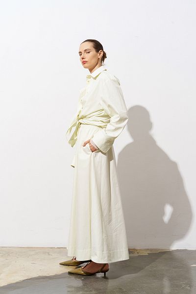 Merve DAĞLI Puffy Poplin Skirt