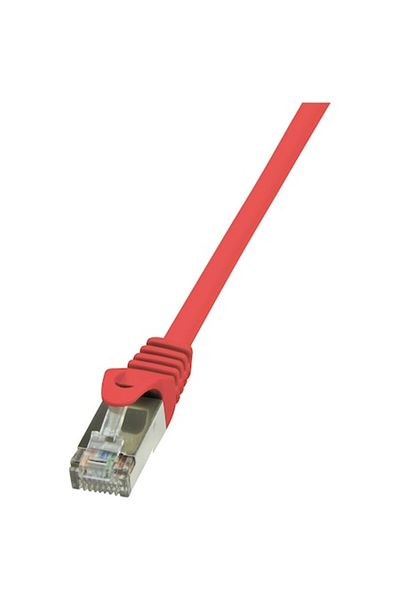 LogiLink Cablu FTP Cat5e 7.5m Roșu AWG26 Ecranat