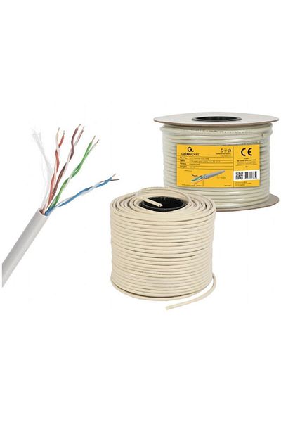 Gembird Cablu UTP UPC-5004E-SOL/100, Cat5e, Cupru-Aluminiu, Rolă 100m