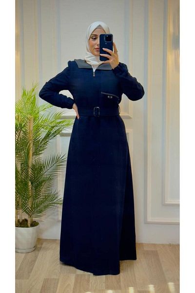 Tebrikler tekstil Women's Summer Long Coat Lined Fashionable and Comfortable Model M0034