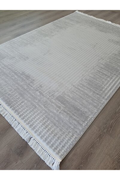 Dinarsu Halımark Yakut | Beyaz Gri Akrilik Halı | Salon Mutfak Antre 74422-061