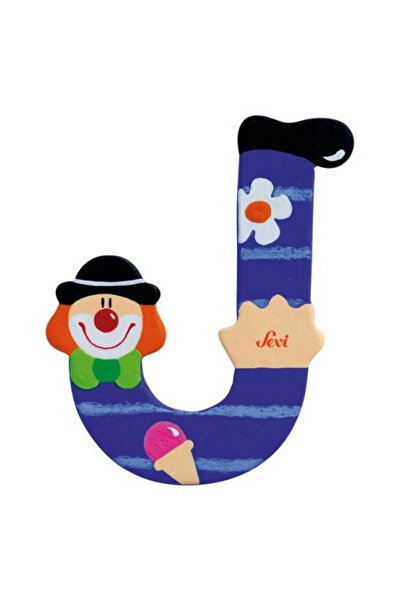 NW NessiWorld حروف خشبية من نوع باليانشو، حرف J/باي هير تيلين