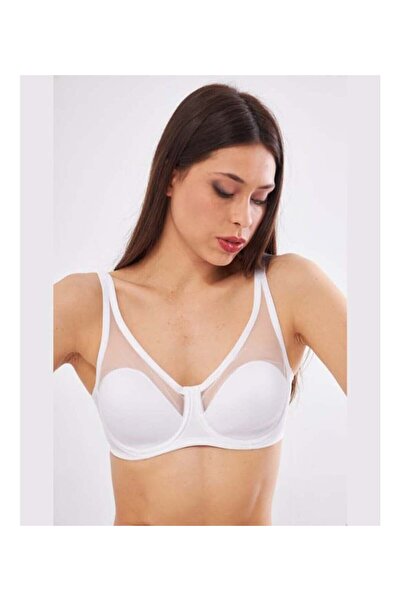 MİSS AYZA İÇTEN GELEN ŞIKLIK MissAyza Fenetta Тюль покритий D Cup Супер підтягуючий бюстгальтер