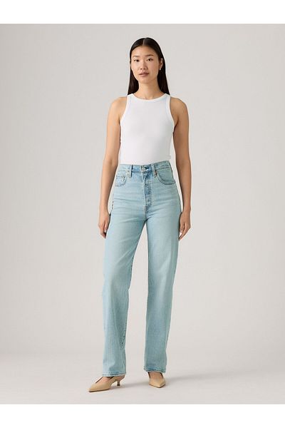 Levi's RIBCAGE ΜΠΛΕ ΓΥΝΑΙΚΕΙΟ ΤΖΙΝ ΠΑΝΤΕΛΟΝΙ 001TG-0006