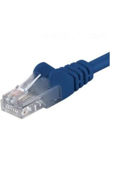 PremiumCord Cablu de conectare UTP RJ45-RJ45 Categoria 6, 2m, Albastru, Complet din cupru, 26AWG