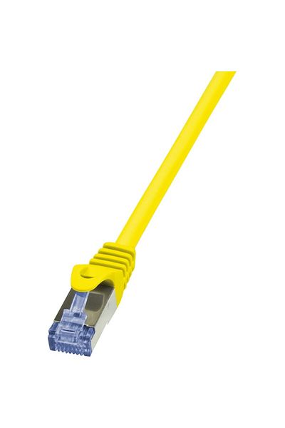 LogiLink Cablu S/FTP Cat6a, LSZH, cupru, 1.5 m, galben, AWG26, dublu ecranat