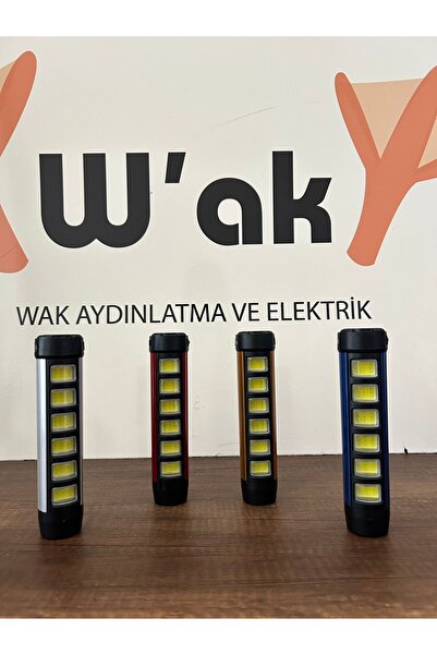 wak ŞARJLI 6 MODLU EL FENERİ