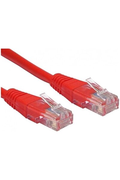 Spacer Cablu UTP Cat5e, cupru-aluminiu, 2 m, rosu, AWG26