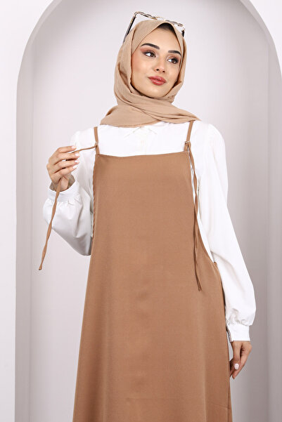 İmajButik Ζιλέτα με λουράκι βιζόν