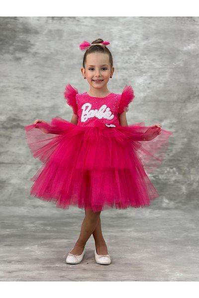 RAPAPA Girl's Birthday Dress and Party Costume (Including Buckle) 2407