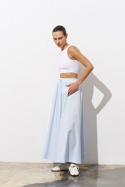 Merve DAĞLI Puffy Poplin Skirt