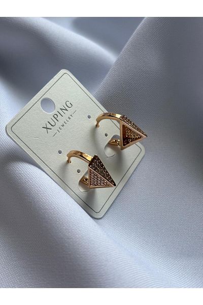 Bestofcase Pyramid Detailed Bijoux Earrings