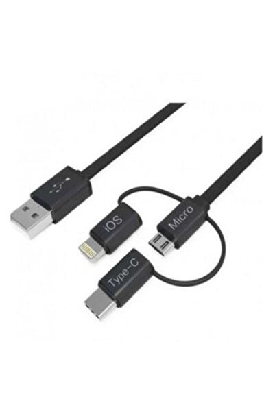 Cellairis كابل شحن ومزامنة بيانات ممتاز 3 في 1 بطول 1 متر M-CPD02895