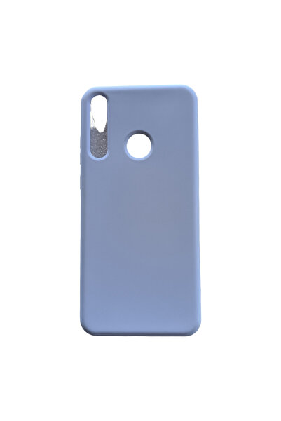 OEM Θήκη συμβατή με Huawei Y6P 2020, υγρή σιλικόνη, ανοιχτό μωβ