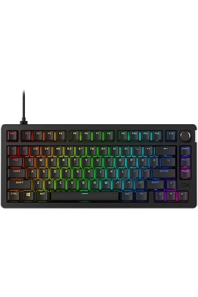 HyperX Tastatură mecanică de gaming Alloy Rise 75, comutator liniar HX, software NGENUITY, USB detașabil