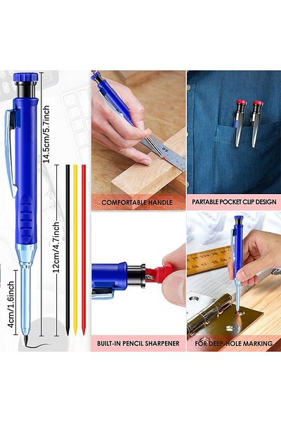 gaman Carpenter Pencil Set - Construction and Wood Marking Pencil