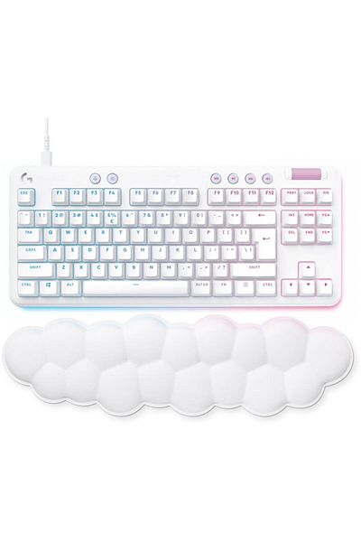 logitech Tastatură mecanică de gaming G713 cu iluminare RGB, configurație internațională SUA, albă