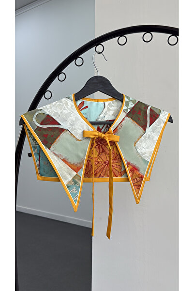 Narferita Space Etnik Desen Esintili Yaka Fular