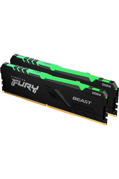 Kingston Kit Memorie Fury Beast RGB Intel XMP 2.0, 64GB, DDR4-3600, CL18, Can...