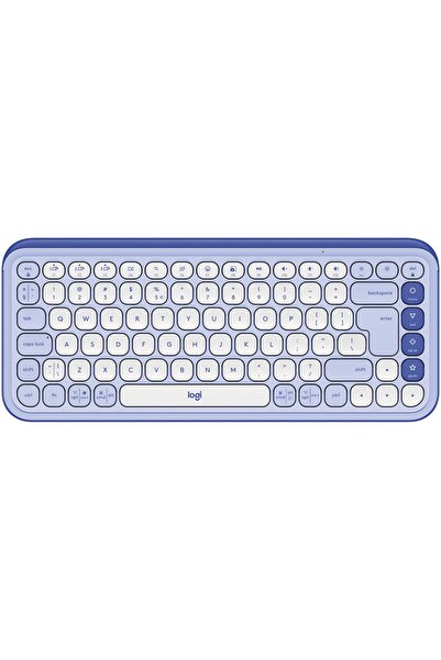 logitech Wireless Keyboard - POP ICON KEYS, Bluetooth, Lilac