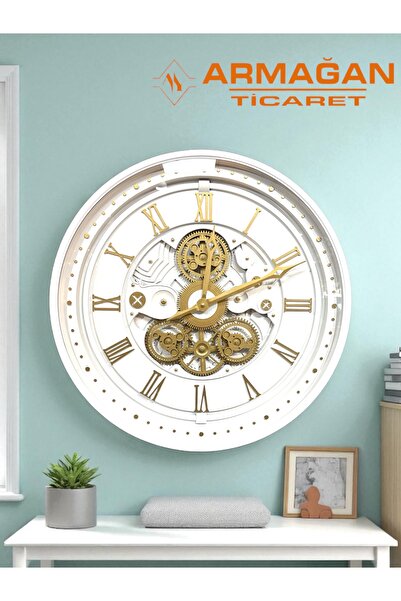 Armağan METAL ÇARKLI DUVAR SAATİ 53*53CM
