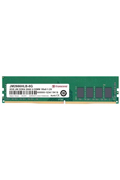 Transcend Memorie JM 8GB DDR4 2666Mhz U-DIMM CL19 1.2V