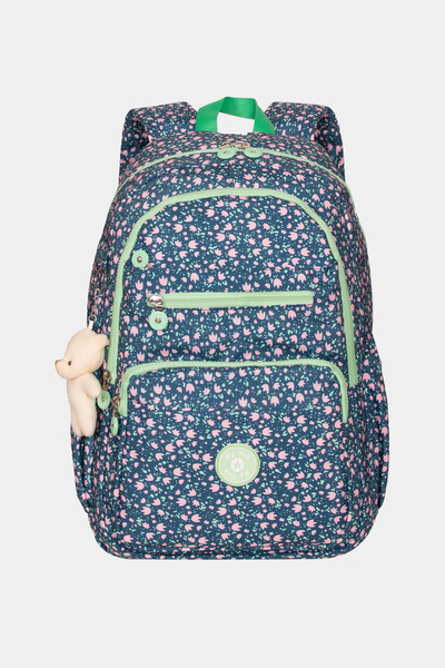 Miracle My Polo Durable Unisex School Backpack with Crinkil Toy