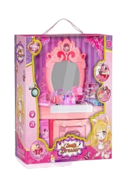 rexa مجموعة طاولة تزيين المكياج التظاهري من بيوتي ديي - طاولة تزيين للبنات مع...