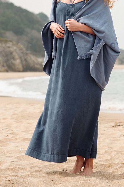 JOJOMIA Lavinia Strap Long Dress Denim