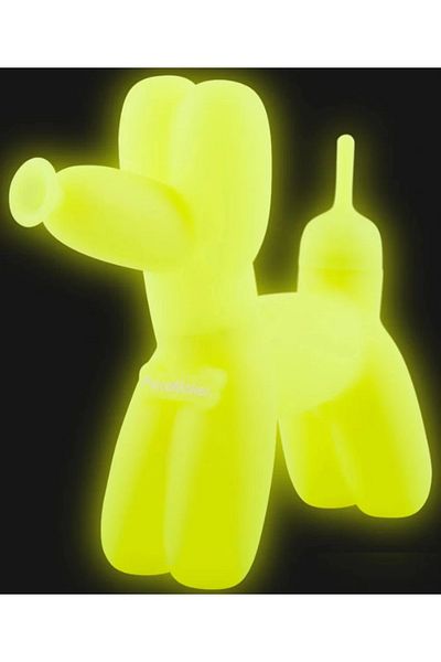 PieceMaker Bong Puppy Kiss K9 Yellow Glow 18cm (USA)