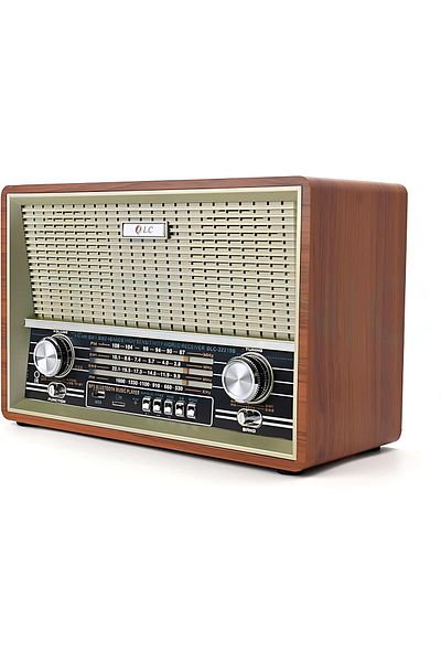 Biki 3-in-1 Bluetooth Speaker, Radio, TF Card, USB Player with FM/AM/SW Sound, Rechargeable Battery,