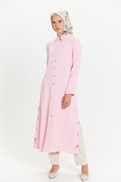 Setrms Kuşgözü Detaylı Uzun Tunik